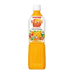 Nước Ép Rau Củ Quả Vị Cà Rốt & Xoài, Vegetable Juice with Carrot & Mango, No Sugar Added (720ml) - KAGOME