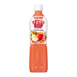 Nước Ép Rau Củ Quả Vị Cà Rốt & Táo, Vegetable Juice with Carrot & Apple, No Added Sugar (720ml) - KAGOME