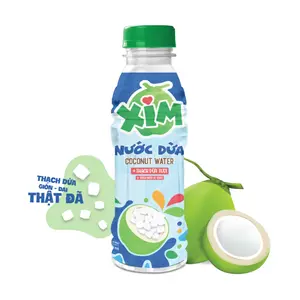 Nước Dừa Xim Với Thạch Dừa Tươi, Coconut Water with Fresh Nata de Coco (350ml) - BIEN HOA