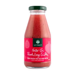 Nước Củ Dền Ổi Thanh Long, Beetroot Guava Dragon Fruit Nectar (250ml) - LE FRUIT
