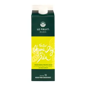 Nước Dứa Sơri Chanh Dây, Pineapple Acerola Passion Nectar (1L) - LE FRUIT