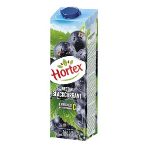 Nước Ép Quả Lý Đen, Blackcurrant Nectar, 33.8 fl oz (1L) - HORTEX
