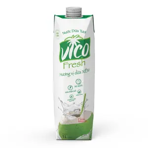 Nước Dừa Tươi Hương Vị Dừa Xiêm, Coconut Water, 33.8 fl oz (1000ml) - VICOFRESH