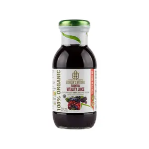 Nước Ép Trái Cây Hữu Cơ, 100% Organic Essential Vitality Juice, Cold Pressed, 6.76 oz (200ml) - GEORGIA'S NATURAL