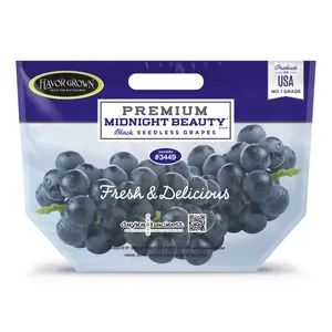 Nho Đen Không Hạt Mỹ - Midnight Beauty - Black Seedless Grapes - FLAVOR GROWN