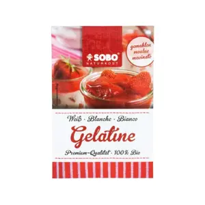 Bột Gelatine Hữu Cơ, Organic Gelatine (9g) - SOBO