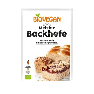 Men Nở Hữu Cơ, Meister Backhefe, Organic Dry Baking Yeast, 3 Gói (21g) - BIOVEGAN