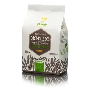 Bột Lúa Mạch Đen Nguyên Cám Hữu Cơ, Organic Whole Rye Flour (1kg) - EKOPOD