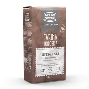 Bột Mì Nguyên Cám Hữu Cơ, Integrale, Organic Soft Whole Wheat Flour (1kg) - MOLINO GRASSI
