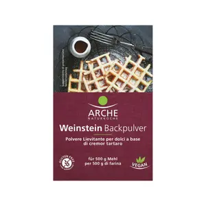 Bột Nở Hữu Cơ Cao Cấp, Weinstein Backpulver, Gluten Free (18g) - ARCHE NATURKUCHE