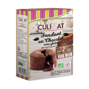 Bột Lành Bánh Fondant Socola Hữu Cơ, Fondant au Chocolat, Gluten-Free Chocolate Fondant (250g) - CULINAT