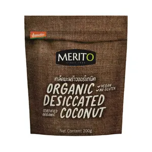 Vụn Dừa Hữu Cơ, Organic Desiccated Coconut, No Gluten (100g) - MERITO