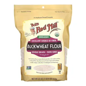 Bột Kiều Mạch Nguyên Cám Hữu Cơ, Organic Buckwheat Flour, Whole Grain, 22 oz (624g) - BOB'S RED MILL