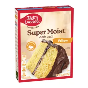 Bột Làm Bánh Bông Lan Vàng, Super Moist Cake Mix, Yellow, 13.25 oz (375g) - BETTY CROCKER