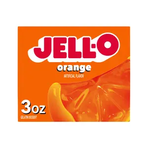 Bột Rau Câu Vị Cam, Gelatin Dessert, Orange, 3 oz (85g) - JELL-O