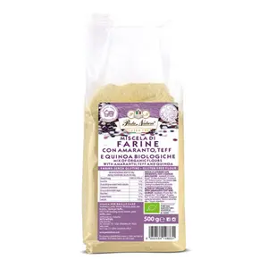 Bột Đa Dụng Hữu Cơ, Mix of Organic Flours with Amaranth, Teff & Quinoa, Gluten Free (500g) - PASTA NATURA