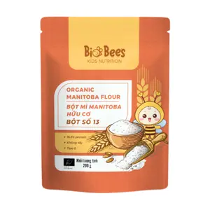Bột Mì Manitoba Hữu Cơ Số 13, Organic Manitoba Flour (200g) - BIO BEES