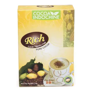 Bột Cacao, Hộp Vàng, Rich Pure Cocoa Powder (170g) - COCOA INDOCHINE