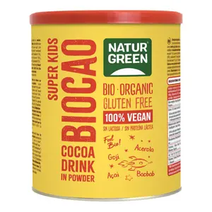 Bột Cacao Hữu Cơ Cho Trẻ Em, Biocao Super Kids Cacao Powder (400g) - NATURGREEN