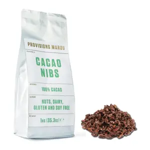 Hạt Ca Cao Nghiền, Provisions Marou, Cacao Nibs, 35.3 oz (1kg) - MAROU