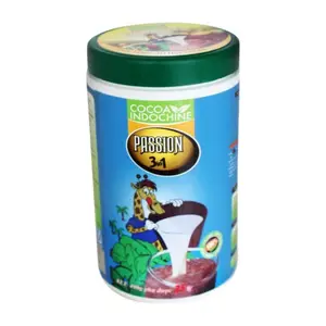 Bột Cacao, Passion, 3 in 1 Cocoa Powder, 25 Ly (400g) - COCOA INDOCHINE
