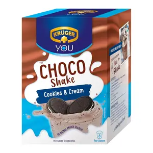 Bột Socola Hương Bánh Quy & Kem, Kruger You, Choco Shake, Cookies & Cream, 8 Phần (144g) - KRUGER