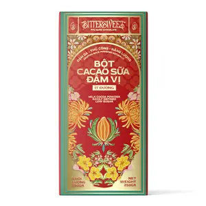 Bột Cacao Sữa Đậm Vị Ít Đường, Milk Cocoa Powder Richly Defined Low Sugar (250g) - BITTERSWEET