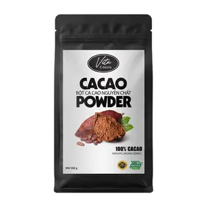 Bột Cacao Nguyên Chất, 100% Cocoa Powder, Natural Unsweetened (500g) - VITA COCOA
