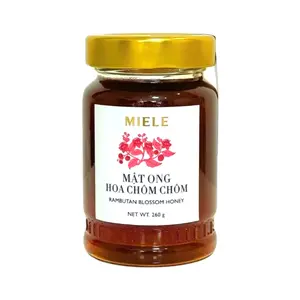 Mật Ong Hoa Chôm Chôm, Rambutan Blossom Honey (260g) - MIELE