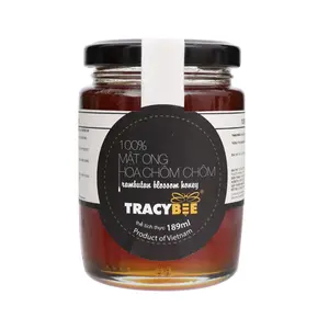 100% Mật Ong Hoa Hoa Chôm Chôm, Rambutan Blossom Honey (189ml) - TRACYBEE