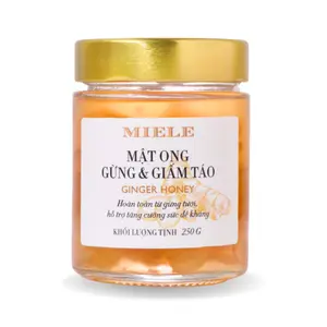 Mật Ong Gừng & Giấm Táo, Ginger Honey with Apple Cider Vinegar (250g) - MIELE