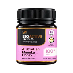 Mật Ong Manuka, Australian Manuka Honey, 100+ MGO, 0.55 lbs (250g) - BIO ACTIVE HONEY CO