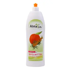 Nước Rửa Chén Hương Quýt Hữu Cơ, Diswashing Liquid, Spulmittel, Sanddorn Mandarine (1L) - ALMAWIN