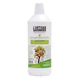 Nước Tẩy Rửa Đa Năng Hữu Cơ, Multi Purpose Cleaner, Nettoyant Multi-Usages (1L) - L'ARTISAN SAVONNIER