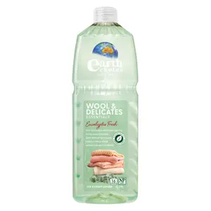 Nước Giặt Cho Vải Len & Vải Mỏng, Wool & Delicates, Top & Front Loader, Eucalyptus Fresh (1L) - EARTH CHOICE