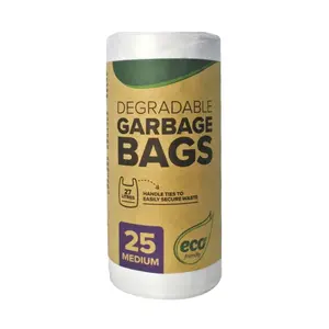 Túi Rác Tự Phân Hủy, Degradable Garbage Bags, 25 Túi (27L) - UNCLE BILLS
