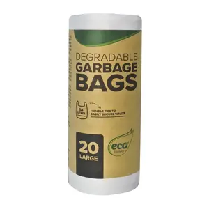 Túi Rác Tự Phân Hủy, Degradable Garbage Bags, 20 Túi (34L) - UNCLE BILLS