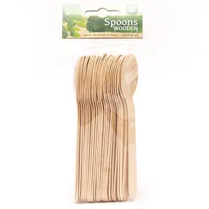 Muỗng Gỗ Tiện Lợi, Wooden Spoons, 24 Cái - UNCLE BILLS