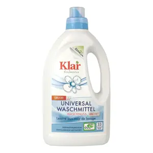 Nước Giặt Cho Da Nhạy Cảm, Universal Waschmittel, Laundry Detergent, Sensitive, 33 Lần Giặt (1.5L) - KLAR