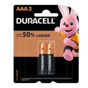 Pin AAA, 50% Longer Lasting AAA Battery, 1.5V Alkaline, 2 Cục - DURACELL