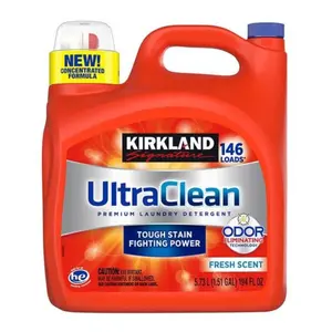Nước Giặt Tẩy Trắng, Ultra Clean, Premium Laundry Detergent, Fresh Scent, 146 Lần Giặt, 194 fl oz (5.73L) - KIRKLAND
