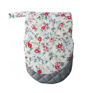 Bao Tay Nhấc NồI, Small Flower Pattern Oven Mitt - FUJISAKI