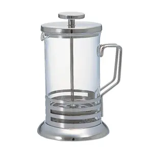 Bình Ép Trà, Cà Phê Kiểu Pháp, "Hario Bright" N, Tea & Coffee French Press, 300ml, THJN-2-HSV (11 x 8.7 x 16.6cm) - HARIO