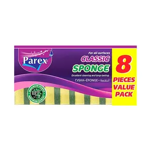 Miếng Mút Rửa Chén 2 Mặt, Classic Sponge, All Surfaces, 8 Miếng - PAREX