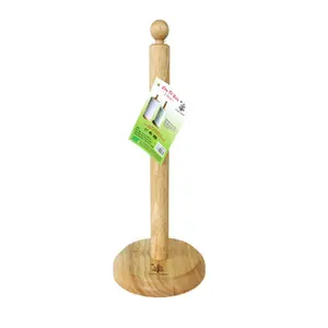 Cây Để Giấy, Wood Paper Towel Holder (12 x 12 x 30.5cm) - GO DUC THANH
