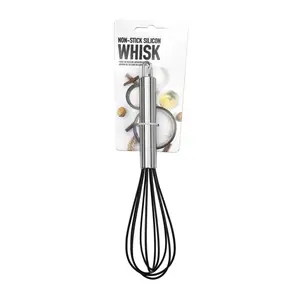 Muỗng Đánh Trứng Silicon Không Dính, Non-Stick Silicon Whisk (22.86cm) - UNCLE BILLS