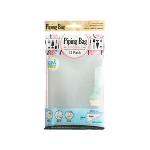 Túi Bắt Bông Kem, Disposable Piping Bag, 12 Cái (24 x 35cm) - UNCLE BILLS