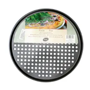 Đĩa Nướng Bánh Pizza Không Dính, Non-Stick Pizza Tray (33.5 x 1cm) - UNCLE BILLS