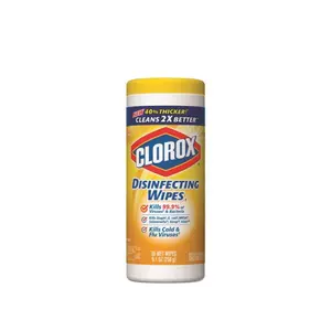 Khăn Lau Diệt Khuẩn, Disinfecting Wipes, Crisp Lemon, 35 Tờ, 7.7 oz (219g) - CLOROX