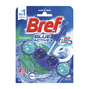 Viên Khử Mùi Toilet Hương Khuynh Diệp, Air Freshener, Blue Active +, Eucalyptus (50g) - BREF
